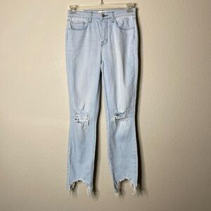 L’AGENCE high line high rise skinny raw edge jeans women's 26 NWT